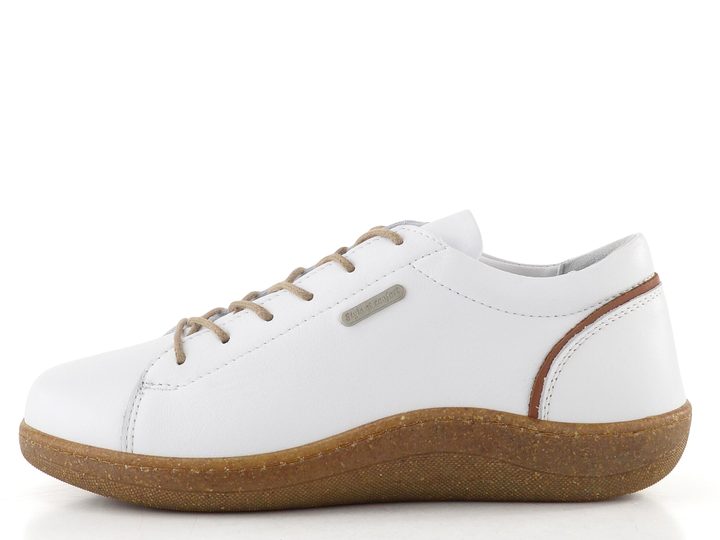 Looke šněrovací polobotky Ambriene white L1393_03