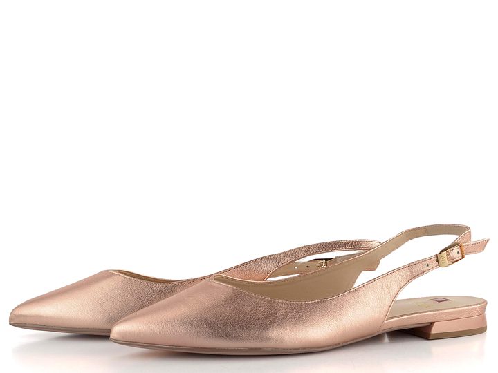 Högl luxusní metalické baleríny s volnou patou Sunrise 9-100111