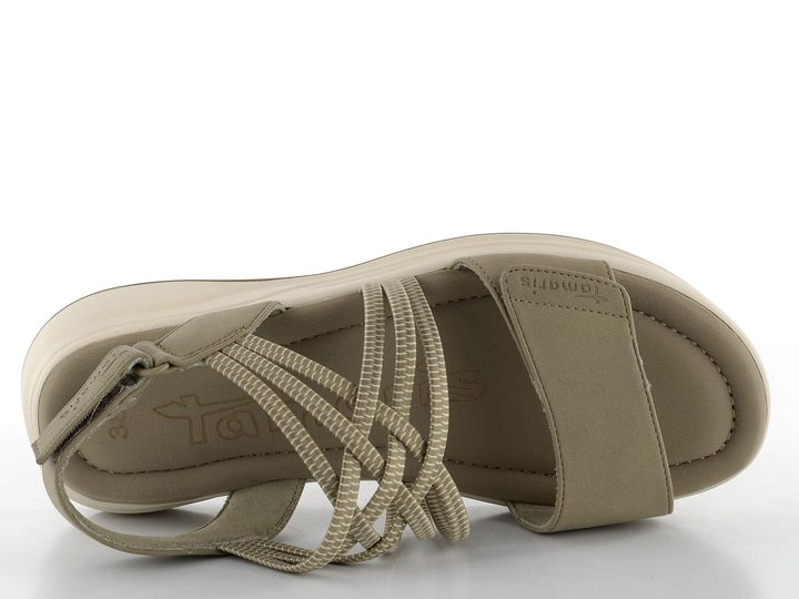 Tamaris sandály ve sportovním stylu Olive 1-28223-44