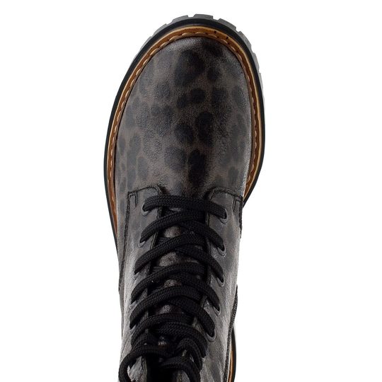 Rieker šněrovací kotník šedý 72627-90