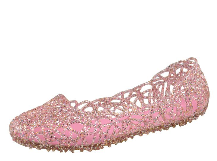 Jadi dámské baleríny glitter růžové Jelly