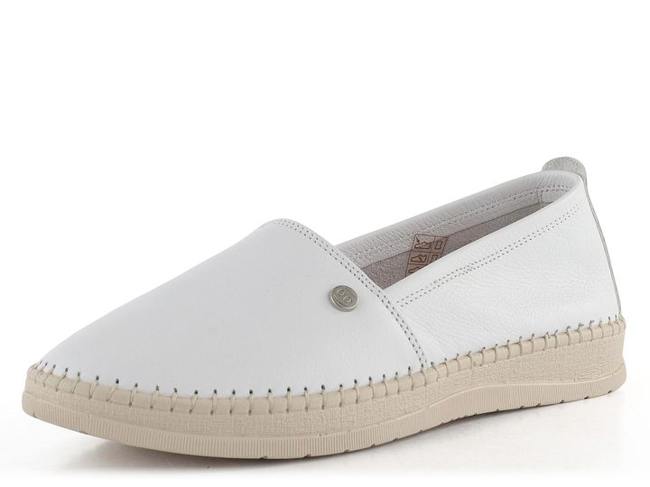 Looke kožené mokasíny Pascaline white L1192_03