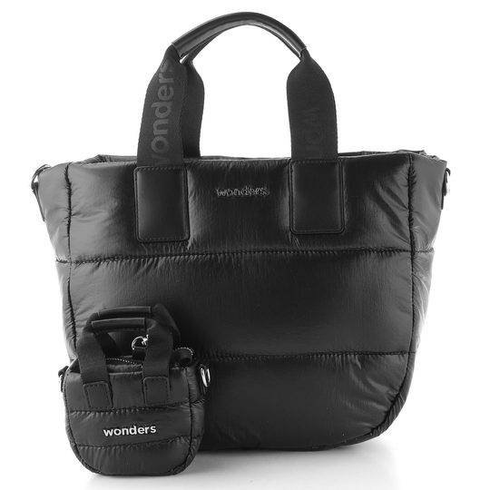 Wonders shopper kabelka negro WB-56002