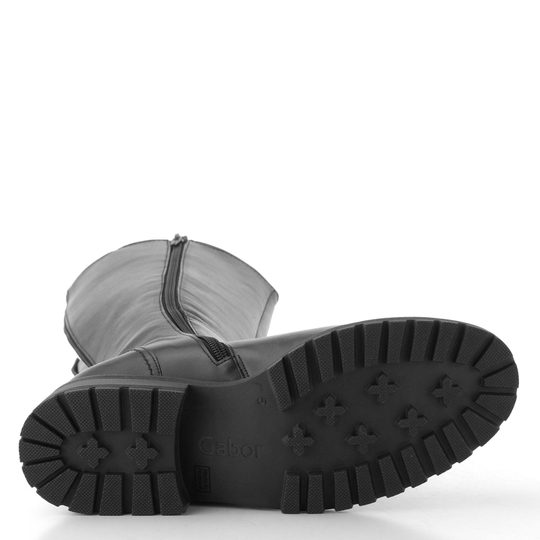 Gabor širšie čierne čižmy L-Vario 72.767.57