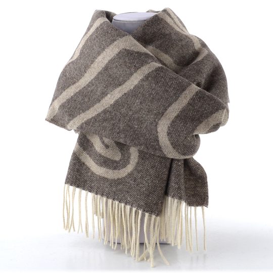 Högl kašmírový šál cashmere/darktaupe 0-157210-1494