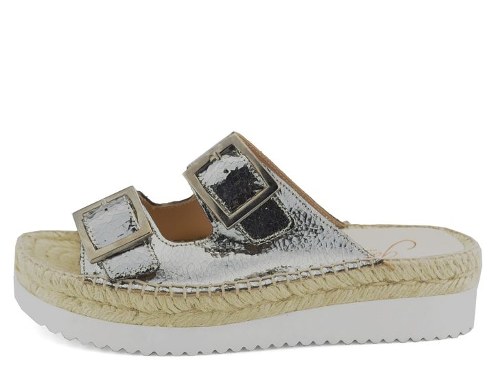 Gaimo Espadrilles pantofle metalické Zodiac Mirror