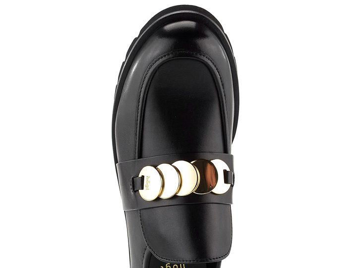 Högl luxusní mokasíny černé 8-101623