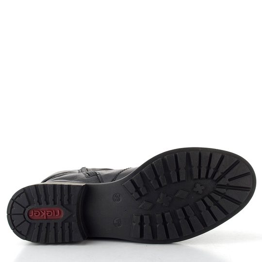 Rieker černý hladký kotník Z6883-00