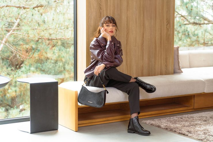 Remonte elegantní kotník šněrovací černý D0F73-01