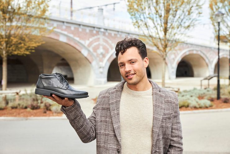 Rieker pánský nízký kotník s membránou černý B0011-00