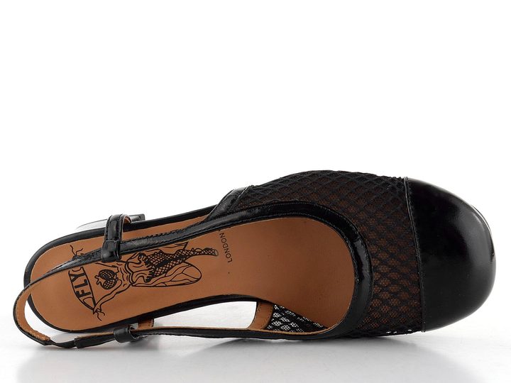 Fly London lodičky s volnou patou černé P145273000