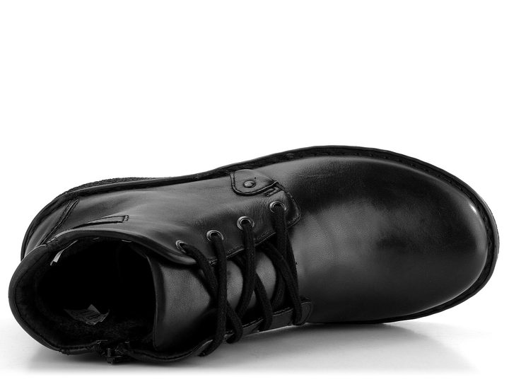 Klondike šnurovacia členková obuv 127 Black