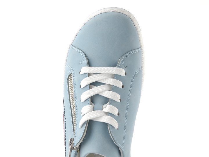 Rieker modré tenisky so zipsom 42424-10