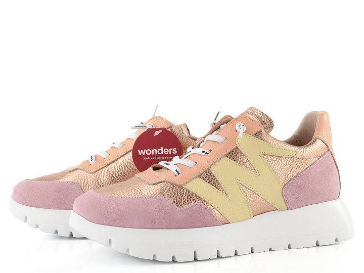 Wonders dámské tenisky blush/rame/melon A-24101