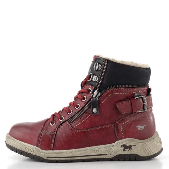 Mustang šněrovací kotník red 15M0092001