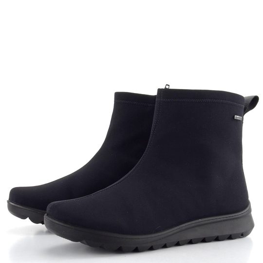 Ara širší textilní kotník s membránou Toronto Schwarz 12-40412-01