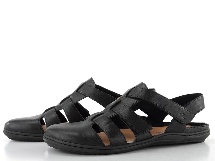 Josef Seibel páskové sandály Caitlyn black 75801002