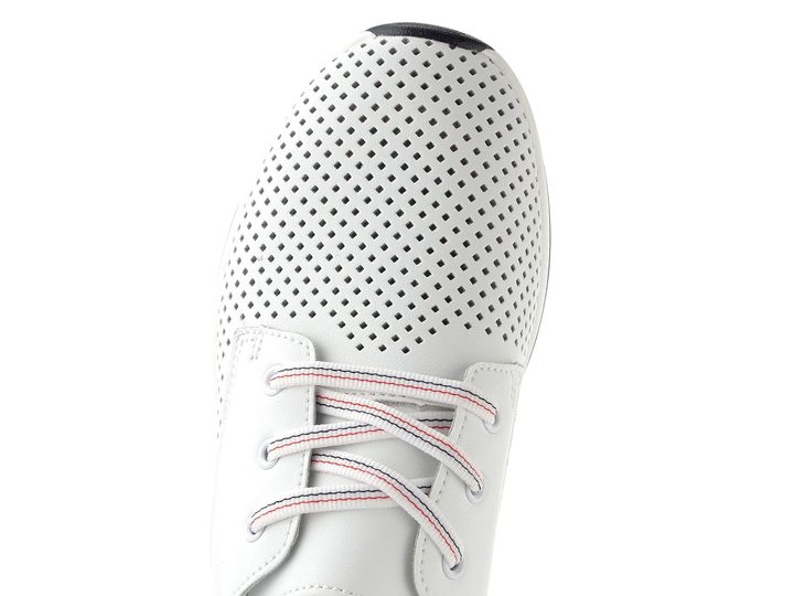 Looke kožené polobotky Liora white L1445_68