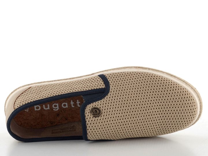 Bugatti pánské úpletové mokasíny přírodní 321-ASP61-6900