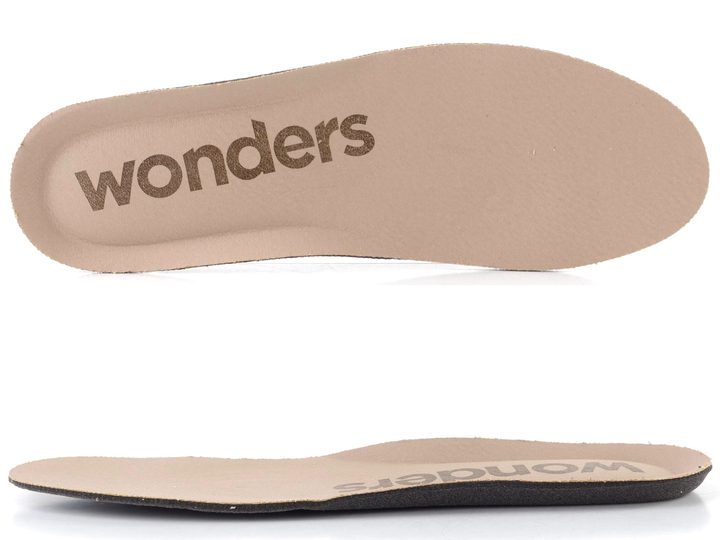 Wonders dámské kožené tenisky blanco/off/marron AP-2001