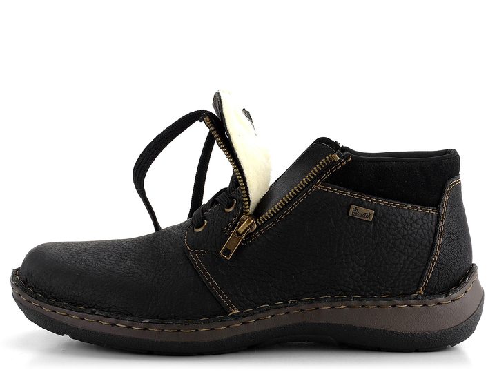 Rieker pánska členková obuv s membránou čierna 03043-00