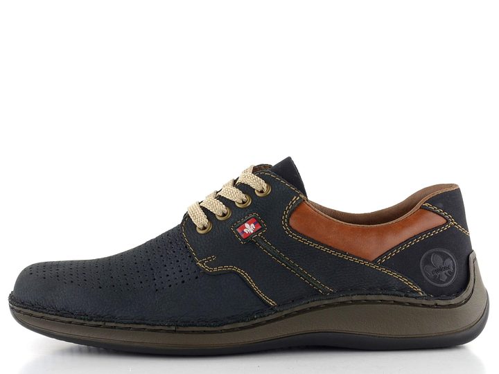 Rieker polobotky s perforovanou špičkou 05207-15