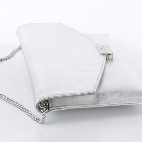 Högl metalická listová kabelka silver 1-141011-7600