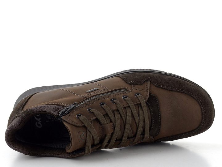 Ara pánský šněrovací kotník se zipem a membránou Benjo Moro 11-24608-14