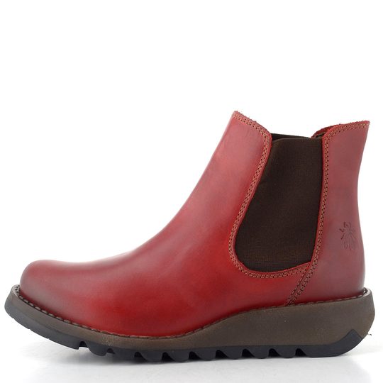 Fly London chelsea kotník red SALV195FLY