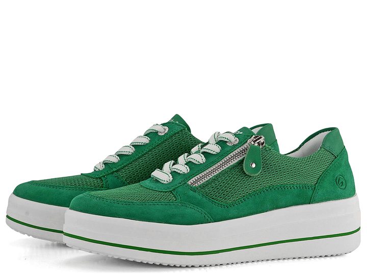 Remonte tenisky na platformě zelené D1C04-52
