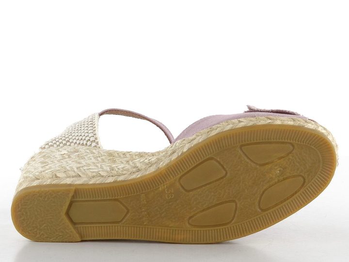 Gaimo sandály na klínu Yalena pique summ rosapalo