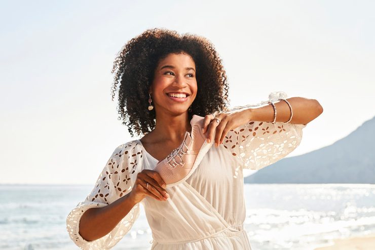 Rieker úpletové prozouvací polobotky růžové 52854-31