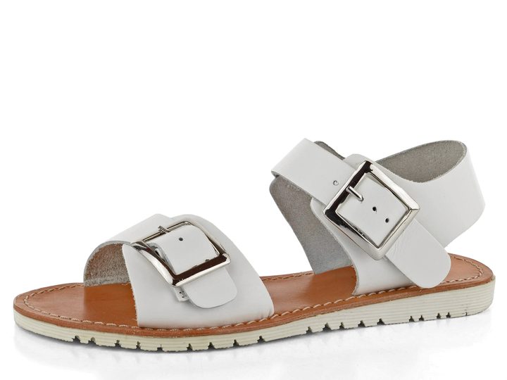 Gioseppo dámske sandále bielej Karina White