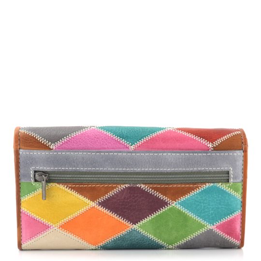 Dámská peněženka psaníčko sešívaná barevná V-17/DK Framing Caramel