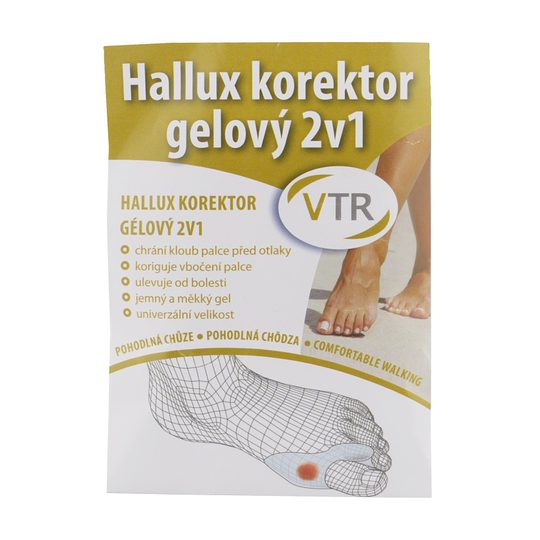 Korektor gelový na vbočený palec 2v1