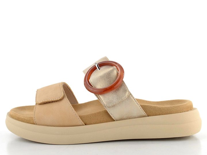 Remonte pantofle se sponou Tan/Muschel D2N51-20