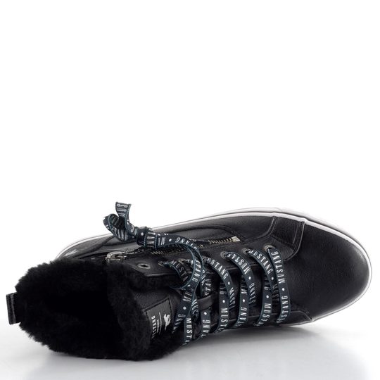 Mustang teniskový kotník černý 1365-603-009