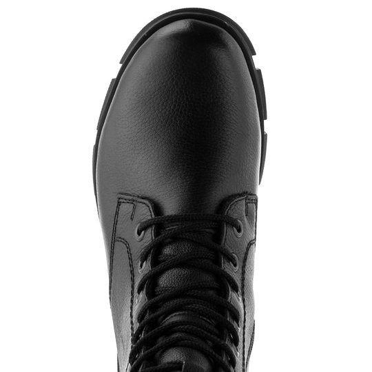 Rieker vyššia šnurovacia členková obuv čierna Y7116-00