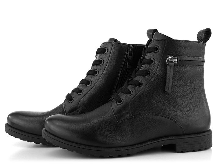 Ara dámský kožený kotník vyteplený Schwarz Liverpool 12-39507-01