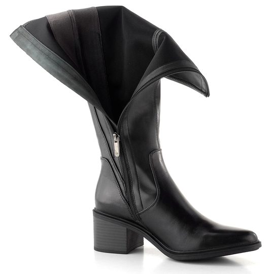 Regarde kozačky na podpatku Elettra-04 black