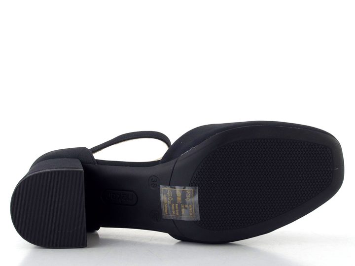 Rieker otevřené lodičky s kotníkovým páskem tmavě modré 44762-14