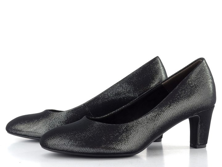 Tamaris třpytivé lodičky pewter glam 1-22418-41