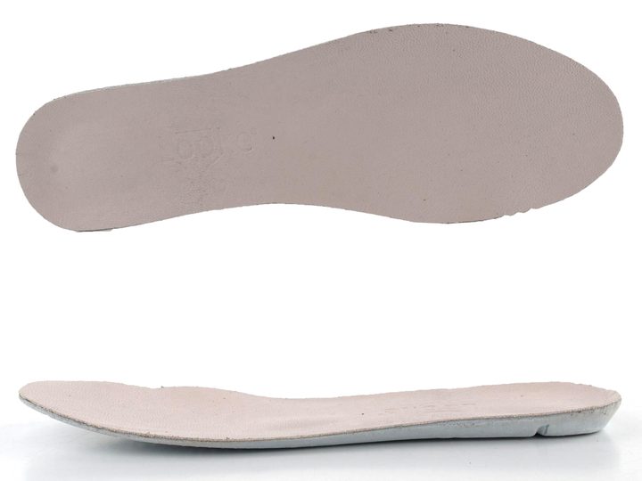 Looke kožené perforované polobotky Marcelle sand L1160_34