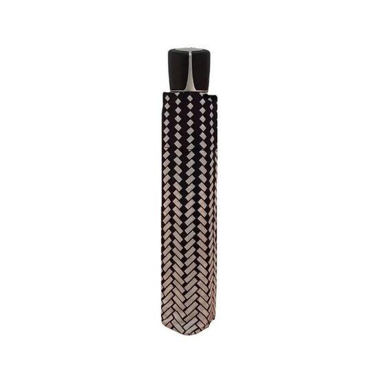 Doppler dámský skládací deštník Fiber Mini Black White traces 726465BW01