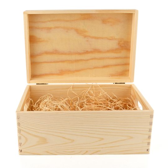 Dřevěný box s víkem