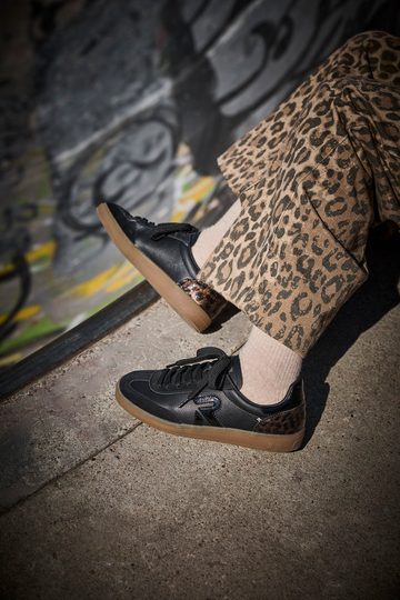 Rieker Sport čierne ležérne tenisky W2200-03