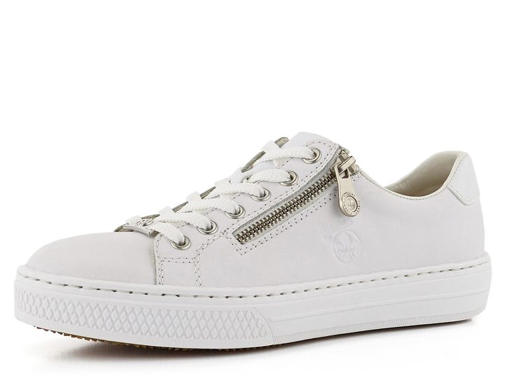 Rieker kožené bílé sneakers tenisky L59L1-80