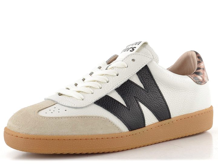 Wonders dámské kožené tenisky beig/off/negro AP-2001