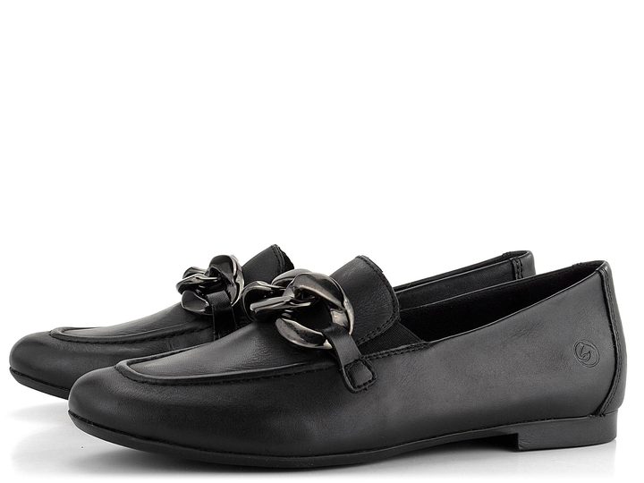 Remonte černé dámské mokasíny D0K00-00