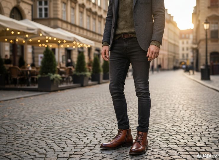 Bugatti šněrovací kotník koňakový 315-9573E-1000